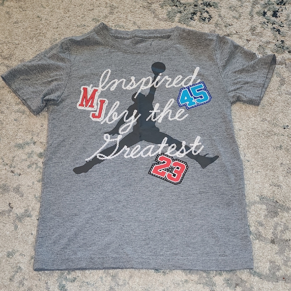 Jordan Youth Gray Graphic Kids T-Shirt